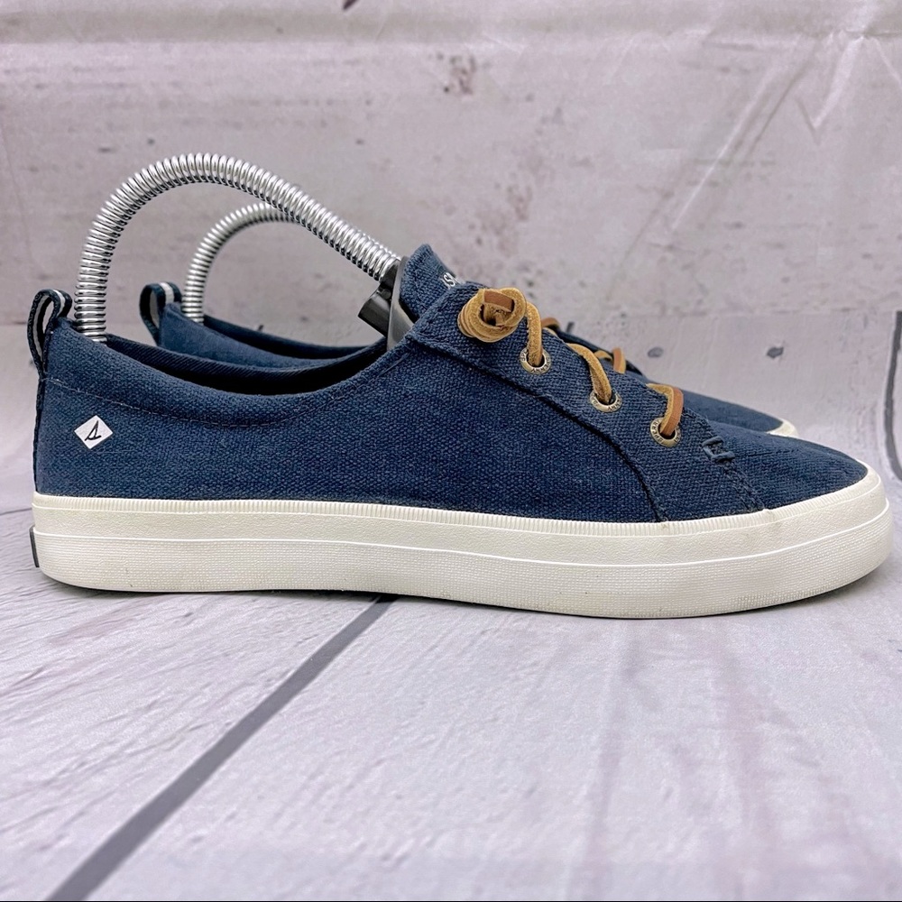 Sperry Crest Vibe Shoe Navy Denim Women's Size 7.5